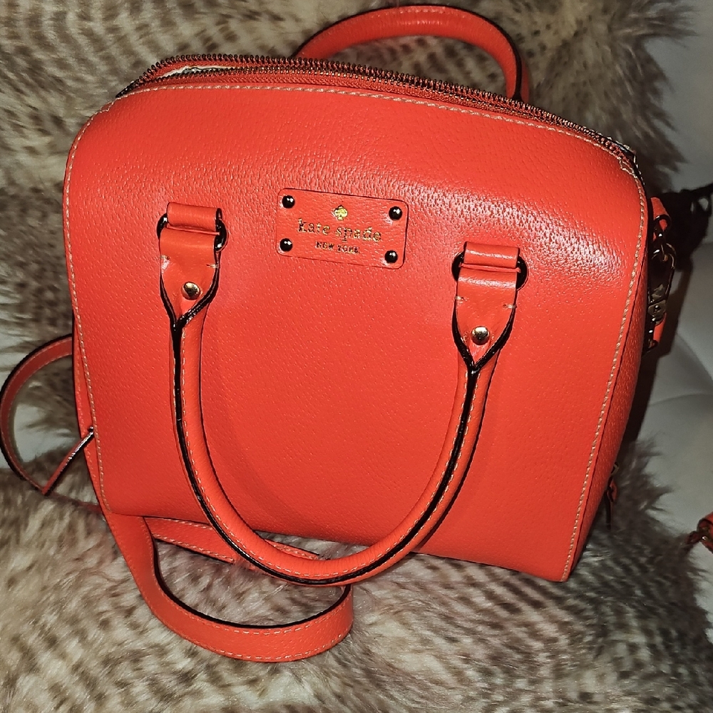 Kate Spade Vibrant Orange Satchel